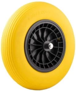 Merkloos Kruiwagenwiel Anti Lek - 4.80/4.00-8 - Massief PU Band - Lekvrij Wiel Met 130mm As - Kruiwagenband 4.80/400 Voor Kruiwagen -Tuin Gerelateerd 1007x1200