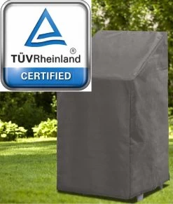 Weersbestendige Beschermhoes Stoel (4 Tot 6 Stapelstoelen) | 66 X 95 X 133/93 Cm (L) | Premium | Waterproof | TÜV Rheinland Gecertificeerd | Hoes Voor Tuin | Waterdicht | Solution Dyed (verkleuring Onmogelijk) | Grijs / Antraciet -Tuin Gerelateerd 1018x1200