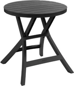 Allibert - Tuintafel - Oregon - Ø 70 Cm - Kunststof - Opklapbaar -Tuin Gerelateerd 1030x1200