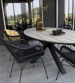 Ovale Tuintafel Cyprus 180cm | Wood | Polywood & Aluminium -Tuin Gerelateerd 1091x1200