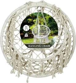 Macramé Hangstoel Beige - Beige Hangstoel - Hangstoel Touw - Hangstoel - Tot 110KG - Eenpersoons Hangstoel - Hang Stoel 1 Persoon - Hangstoel Voor Binnen - Hangstoel Zonder Standaard - Hangstoel Buiten -Tuin Gerelateerd 1108x1200