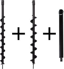 Kibani Grondboor 52cc Benzine + Grondboren Set 60 Mm + 80 Mm + 100 Mm + 150 Mm + 2 Verlengstukken - Palenboor - Grondboor Machine -Tuin Gerelateerd 1110x1200 1