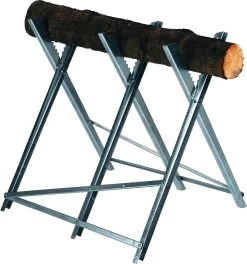 Einhell-kettingzaagstandaard (max. 150 Kg - Verzinkte Metalen Hoekprofielen - Extra Dwarsbalken - Tanden Voorkomen Verdraaiing Van Het Hout - 3 Werkhoogtes - Inklapbaar) -Tuin Gerelateerd 1121x1200 1