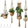 4 Stuks Plantenhangers - Boho Handgeweven Katoen Hangpot Voor Binnen/Buiten - Bloempot Met Kralen - Macramé Touw/Koord Hangplant Houder - Bohemian Wandhanger Decoratie - Verticale Tuin Plant Hanger Bloempothouder Planthanger 1 4 Stuks Plantenhangers - Boho Handgeweven Katoen Hangpot Voor Binnen/Buiten - Bloempot Met Kralen - Macramé Touw/Koord Hangplant Houder - Bohemian Wandhanger Decoratie - Verticale Tuin Plant Hanger Bloempothouder Planthanger -Tuin Gerelateerd 1121x1200 2