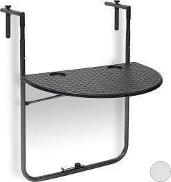 Relaxdays Balkontafel Inklapbaar, Balkon Tafel Rotan, Hangtafel Reling - Zwart 33 Relaxdays Balkontafel Inklapbaar, Balkon Tafel Rotan, Hangtafel Reling - Zwart -Tuin Gerelateerd 1123x1200 1