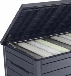 Keter Ontario Opbergbox - 870L - 147x83x86cm - Grafiet -Tuin Gerelateerd 1123x1200