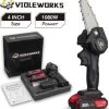 Violeworks® Accu Kettingzaag - Snoeizaag - Mini Kettingzaag - Handkettingzaag - Ook Voor Makita - Elektrische Kettingzaag - Elektrische Snoeischaar - Op Batterij - 2900 MAh - 1080W - 88V -Tuin Gerelateerd 1136x1200 2