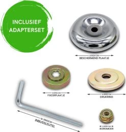 Merkloos SlimShop Onkruidborstel - Bosmaaier Grastrimmer - Onkruid - Onkruidkrabber - Voegenborstel - Onkruidverwijderaar - Max 10.000 Toerental P/m - 20CM -Tuin Gerelateerd 1141x1200 3