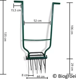 Biogroei® Ergonomische Woelvork - Spitvork - Met Verkruimelaar - Verlucht Je Bodem -Tuin Gerelateerd 1143x1200 4