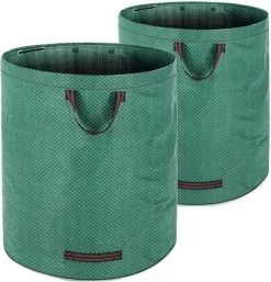 Gardebruk Tuinafvalzak - 2 Stuks 280L – 77x67cm/Opvouwbaar - Groen -Tuin Gerelateerd 1155x1200
