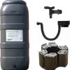 Luxe Voordeelset 100L Antraciet Rainsaver Regenton + Kraan + Voet + Vulautomaat| Muurmodel -Tuin Gerelateerd 1161x1200 4