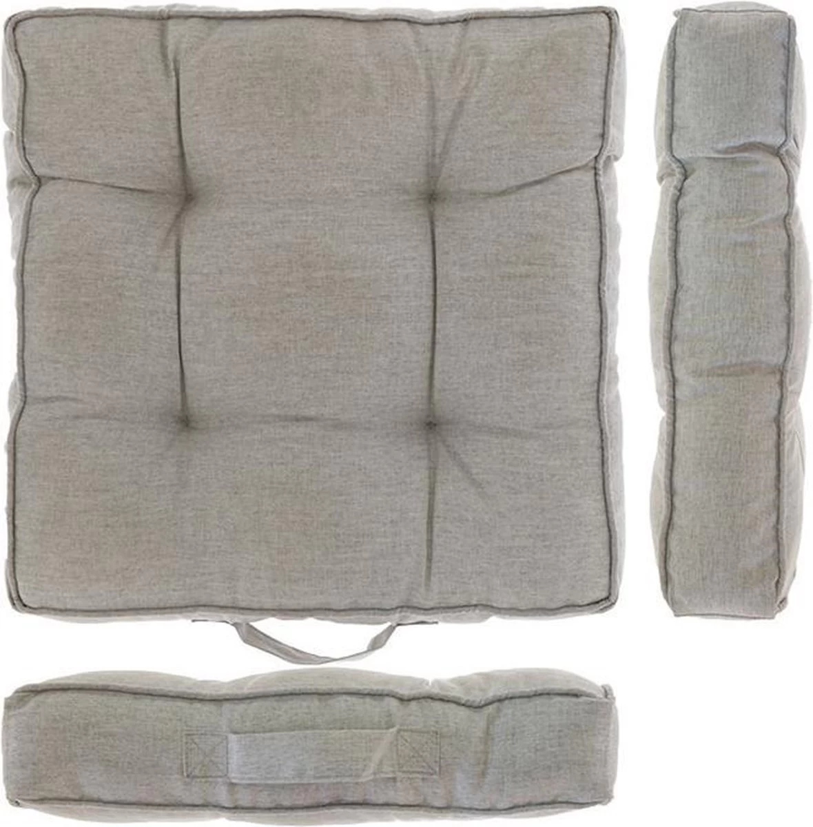 Unique Living | Box Kussen Ebby 45x45x7cm Chateau Grey | Kussen Tuinstoel 3 Unique Living | Box Kussen Ebby 45x45x7cm Chateau Grey | Kussen Tuinstoel