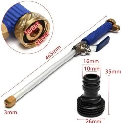 Merkloos Hogedruk-waterjet-Waterspuit-tuinslang | Spuitpistool Aansluiting Op Tuinslang | Hogedruk Waterpistool, Bevestiging Voor Tuinsproeier- Auto Wassen- Terras/tuin Reiniger -Tuin Gerelateerd 1185x1200 6