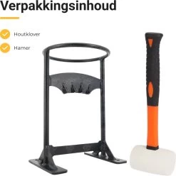 Maatworkz - Houtklover + Hamer - Houtsplijter - Houtkliever - Houtklover Voor Aanmaakhout - Gietijzer - Zwart -Tuin Gerelateerd 1193x1200 5