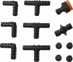 Meisterhome ® - 30 Meter - Druppelslang - Druppelsystemen - Zweetslang - Bewatering - Bewateringssysteem - Druppelsysteem - Irrigatie Set - 70% Waterbesparing - Druppelaars - Tuin, Gras, Planten - Met 38 Hulpstukken Voor Vast Zetten En Verlengen -Tuin Gerelateerd 1200x1014 1