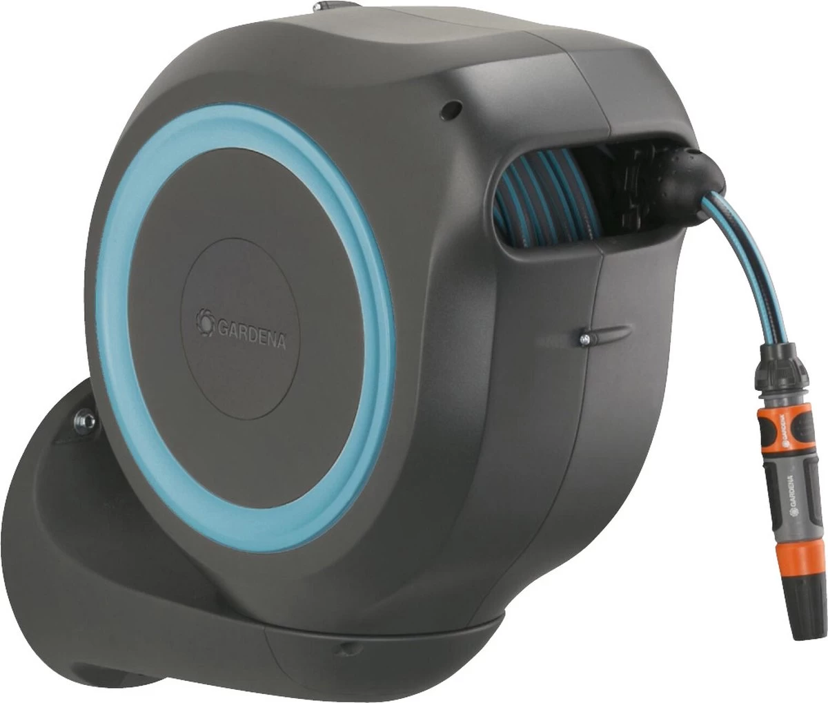 GARDENA - Wandslangbox RollUp M - 20m Slang - 11 Diameter 4 GARDENA - Wandslangbox RollUp M - 20m Slang - 11 Diameter - Afbeelding 2