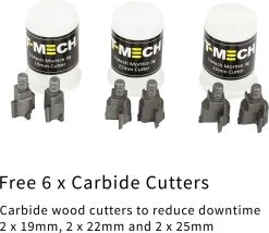 T-Mech Slotkast Frees – Freesmal Deurslot - Inclusief 6 Hardmetalen Frezen - 43 Cm H X 20 Cm B X 15 Cm D - Nauwkeurige Frees In 5 Minuten -Tuin Gerelateerd 1200x1039