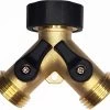 Y Stuk Kraan Splitter – Aanvoer Y Stuk Voor Wasmachine - Waterverdeler - Buitenkraan - Waterverdeler 2 Weg – Messing - -Tuin Gerelateerd 1200x1051 3