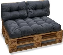 Palletkussen Basic Comfort Rugdeel Halve Pallet Lengte Grijs 60x40x10/20cm -Tuin Gerelateerd 1200x1055 1
