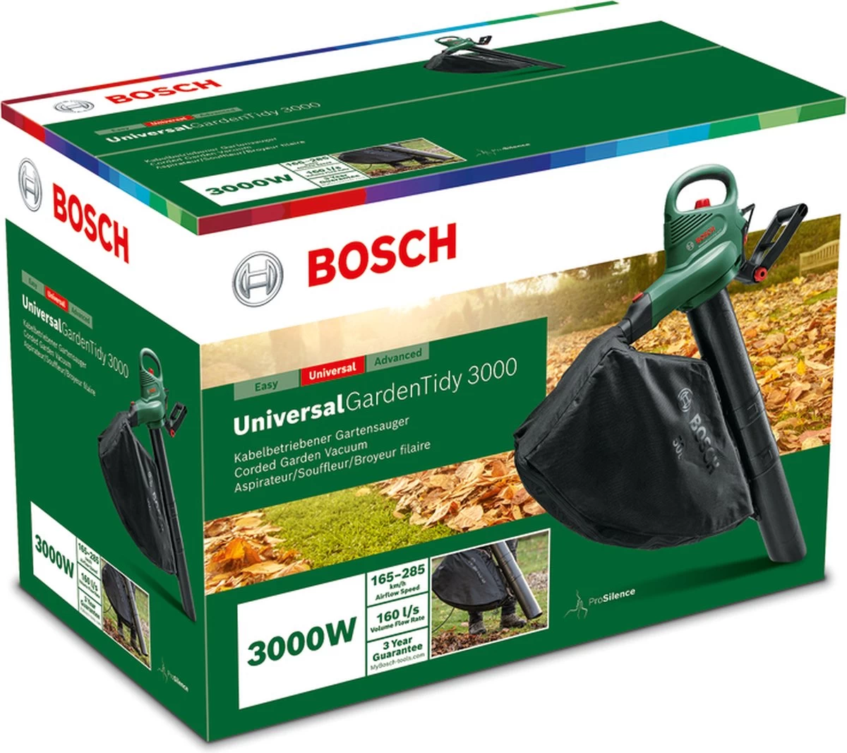 Bosch UniversalGardenTidy 3000 Bladblazer - Op Snoer - 3000 W 9 Bosch UniversalGardenTidy 3000 Bladblazer - Op Snoer - 3000 W - Afbeelding 7