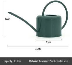 CKB LTD - Gieters - Gieter - Retro - Gietertje - Kleine Gieter Voor Binnen En Buiten - 1 Liter - Groen Plantengieter Tuingieter Bloemengieter Mini Klein Metaal Binnenplantjes Gietertjes Tuingieters Vintage Kamerplanten Buitengieter Binnenshuis -Tuin Gerelateerd 1200x1079 1