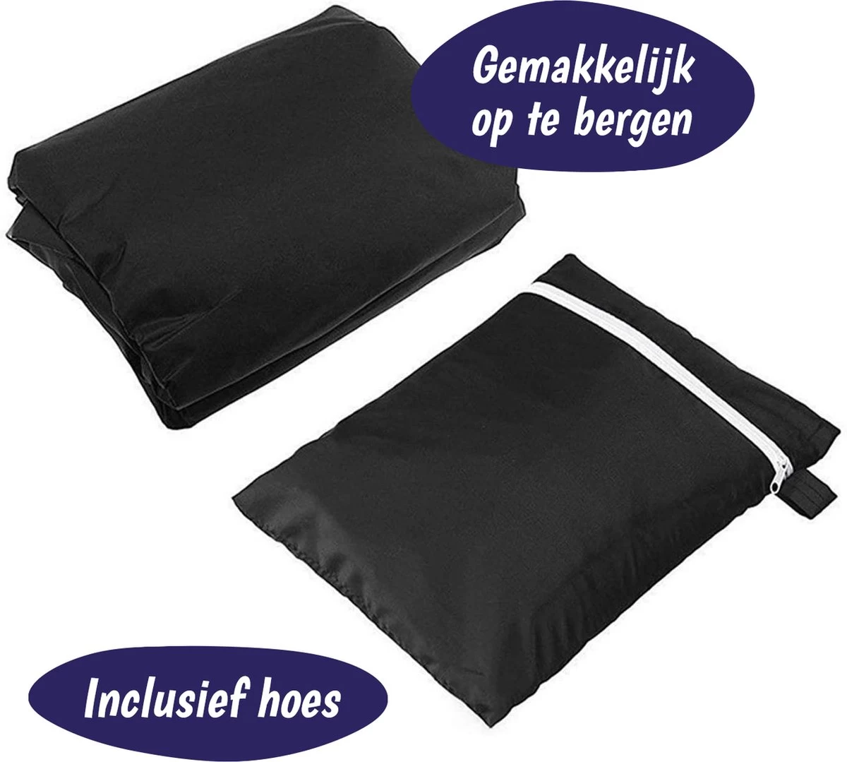 Merkloos Parasolhoes Met Rits En Trekkoord – Beschermhoes Voor Zweefparasol & Staande Parasol – Waterdicht Afdekhoes – Hoes Voor Hangparasol – Inclusief Opberghoes – Zwart - 205 Cm 5 Merkloos Parasolhoes Met Rits En Trekkoord – Beschermhoes Voor Zweefparasol & Staande Parasol – Waterdicht Afdekhoes – Hoes Voor Hangparasol – Inclusief Opberghoes – Zwart - 205 Cm - Afbeelding 3