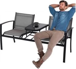 Pro Garden ProGarden Tuinbankje Met Tafel Tweepersoons -Tuin Gerelateerd 1200x1081 1