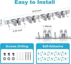 BOTC Bezemhouder - 5 Houders 6 Haken Bezem Ophangsysteem - Zeflklevend - Opbergsysteem - Ophanghaken - Tuingereedschap - Gereedschap Opbergen 12 BOTC Bezemhouder - 5 Houders 6 Haken Bezem Ophangsysteem - Zeflklevend - Opbergsysteem - Ophanghaken - Tuingereedschap - Gereedschap Opbergen -Tuin Gerelateerd 1200x1084 1