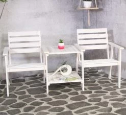 Tuinbank - Romeo Tete A Tete - Wit - 170cm 14 Tuinbank - Romeo Tete A Tete - Wit - 170cm -Tuin Gerelateerd 1200x1092