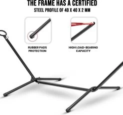 Pro Garden Standaard Voor Hangmat / Hangmat Standaard - Metaal - Zwart -Tuin Gerelateerd 1200x1118 1