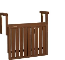 Relaxdays Balkontafel Inklapbaar - Klaptafel Balkon - Tafel Reling - Hangtafel Hout -Tuin Gerelateerd 1200x1118