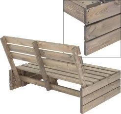Pro Garden Palletbank - 120 Cm - 2-zits -Tuin Gerelateerd 1200x1139 1