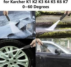 Merkloos 140 Bar Hogedrukspuitlans - Hogedrukreiniger Kärcher-opzetstuk - Verstelbare Sproeikop Voor Karcher Hogedrukreiniger - Accessoire Voor Karcher K1 K2 K3 K4 K5 K6 K7 -Tuin Gerelateerd 1200x1140 3