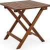 Merkloos EezyLife Houten Bijzettafel - 46x46x46cm - Acacia Hout - Tuintafel -Tuin Gerelateerd 1200x1152