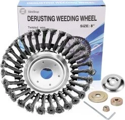 Merkloos SlimShop Onkruidborstel - Bosmaaier Grastrimmer - Onkruid - Onkruidkrabber - Voegenborstel - Onkruidverwijderaar - Max 10.000 Toerental P/m - 20CM -Tuin Gerelateerd 1200x1154 4