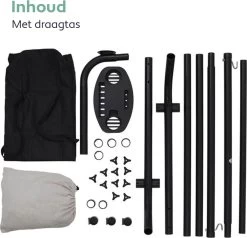 Vita5 Hangmat Met Standaard – 2 Persoons – Incl. Bekerhouder – 205kg Draaggewicht – Grijs -Tuin Gerelateerd 1200x1157 1