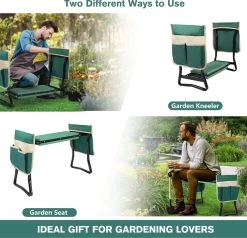 Uten - Kniebankje Tuin - Knie Steun - Tuinkruk Inklapbaar - Kniesteun Tuinieren - Kniekussen - Tot 150 Kg - Groen -Tuin Gerelateerd 1200x1158 2