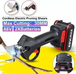 Accu Snoeischaar-88 VOLT-9000 MAh-COMPLETE SET-Professioneel-Hovenier-Tuinman -Tuin Gerelateerd 1200x1168 1