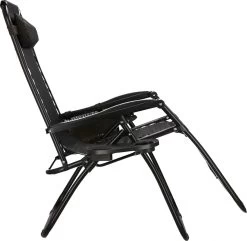 Springos Tuinstoel | Ligstoel | Opvouwbaar | Verstelbaar | Ergonomische Hoofdsteun | Bruin / Zwart -Tuin Gerelateerd 1200x1170