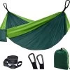 Fuegobird Hangmat Dubbele En Enkele Draagbare Hangmat Met Boomtouwen, Lichtgewicht Nylon Parachute-hangmatten Camping