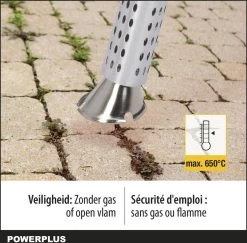 Powerplus POWXG6601 Onkruidbrander - 2000W - Max. 650°C - 500 L/m -Tuin Gerelateerd 1200x1179 12