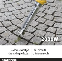Powerplus POWXG6601 Onkruidbrander - 2000W - Max. 650°C - 500 L/m -Tuin Gerelateerd 1200x1179 13