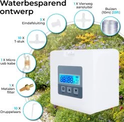 Automatisch Bewateringssysteem Voor Kamerplanten Met Pomp – Waterdruppelaar – Watergeefsysteem– Planten Watergever -Tuin Gerelateerd 1200x1186 5