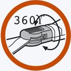 GARDENA Classic Grasschaar - Draaibaar 360° -Tuin Gerelateerd 1200x1193