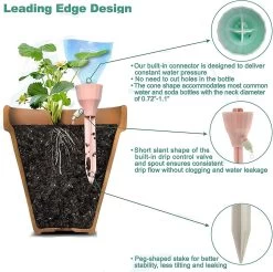 BOTC Waterdruppelaar Set Van 6 Stuks Voor Planten - Watergeefsysteem 17 BOTC Waterdruppelaar Set Van 6 Stuks Voor Planten - Watergeefsysteem -Tuin Gerelateerd 1200x1193 6
