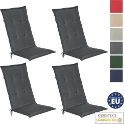 Beautissu Loft HL – Set Van 4 Tuinkussens Hoge Rug 120x50x6 Cm Kussen Grafiet Grijs Tuinstoelkussens Zitkussen Tuinstoel -Tuin Gerelateerd 1200x1194 1