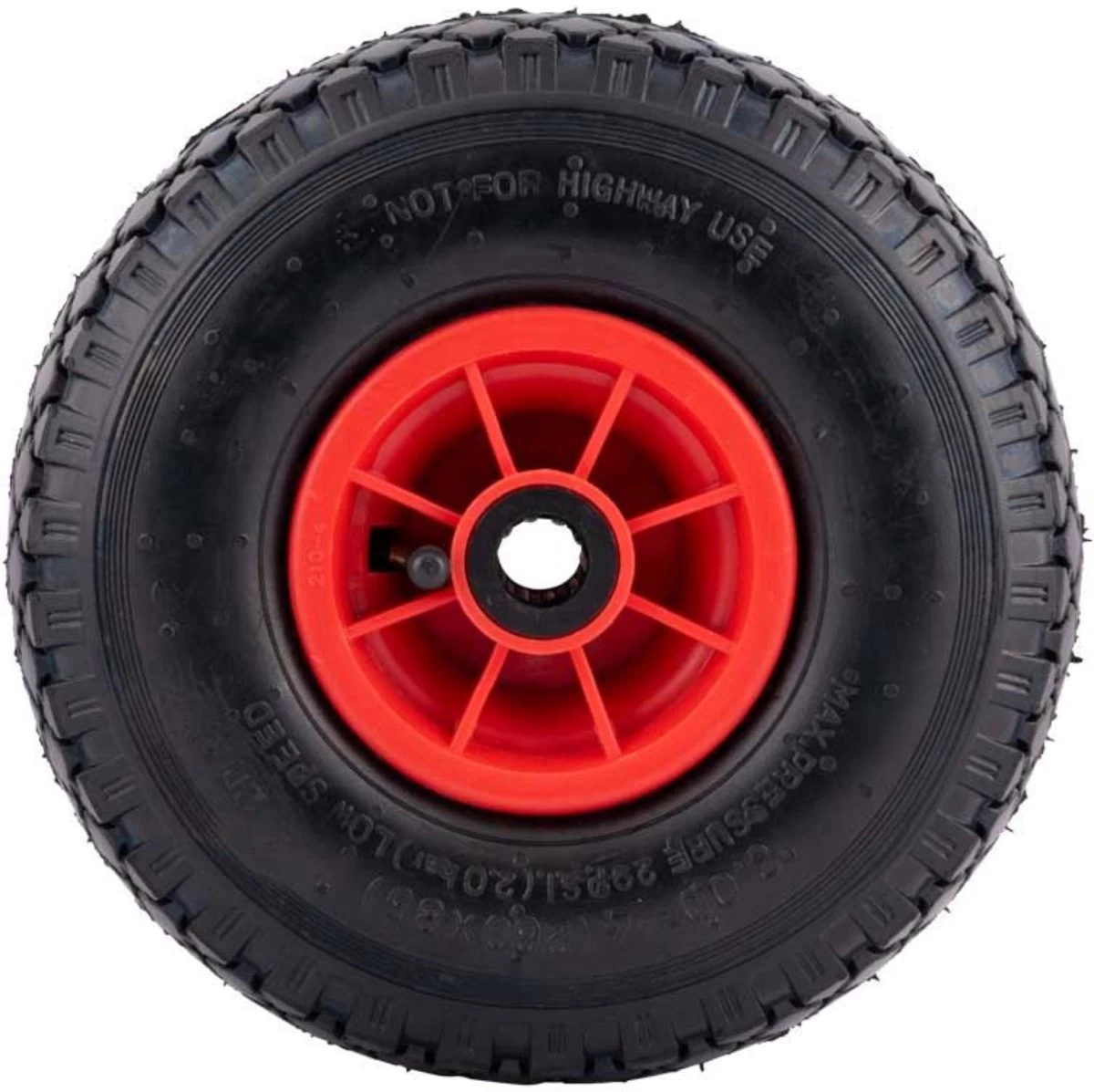 Benson Bolderkarwiel Steekwagenwiel Met Luchtband 3.00-4 | Asgatdiameter 20mm Rollager | Hoogte Wiel 26cm 14 Benson Bolderkarwiel Steekwagenwiel Met Luchtband 3.00-4 | Asgatdiameter 20mm Rollager | Hoogte Wiel 26cm - Afbeelding 12