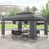 Paviljoen Lanciano Partytent 4x3x2,65 Cm Donkergrijs -Tuin Gerelateerd 1200x1198 2