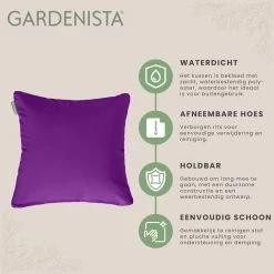 Gardenista Sierkussens - Hollow Fibre Gevuld 45cm Binnenkussen - Tuinkussens Voor Binnen En Buiten - Kussentjes Woonkamer -Tuin Gerelateerd 1200x1198 5