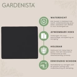 Gardenista Stoelkussen - Waterbestendige Tuinkussens Voor Binnen En Buiten - Zitkussen Met Lint - Kussens Voor Tuinstoel 12 Gardenista Stoelkussen - Waterbestendige Tuinkussens Voor Binnen En Buiten - Zitkussen Met Lint - Kussens Voor Tuinstoel -Tuin Gerelateerd 1200x1198 6